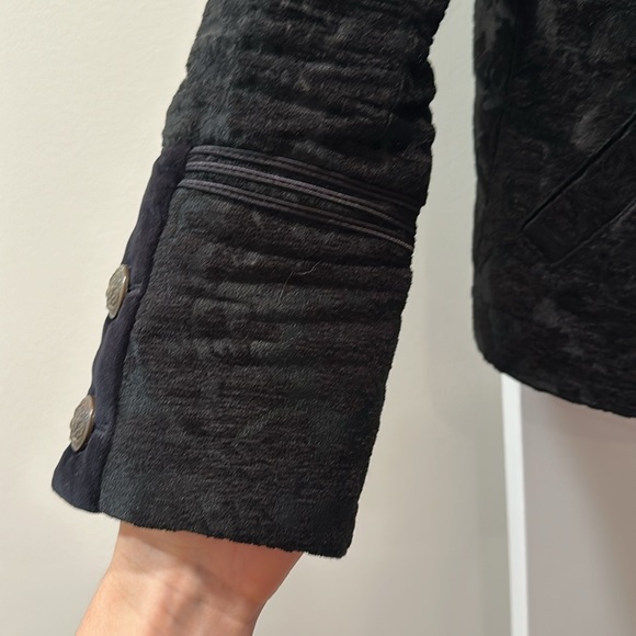 The Kooples jacquard blazer with beautiful button details size Small - Picture 4 of 8